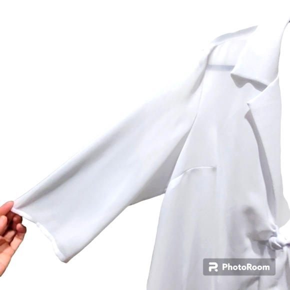 Cato Size 18/20W White Coverup Beach VCAY Sheer Tie String - Picture 4 of 6